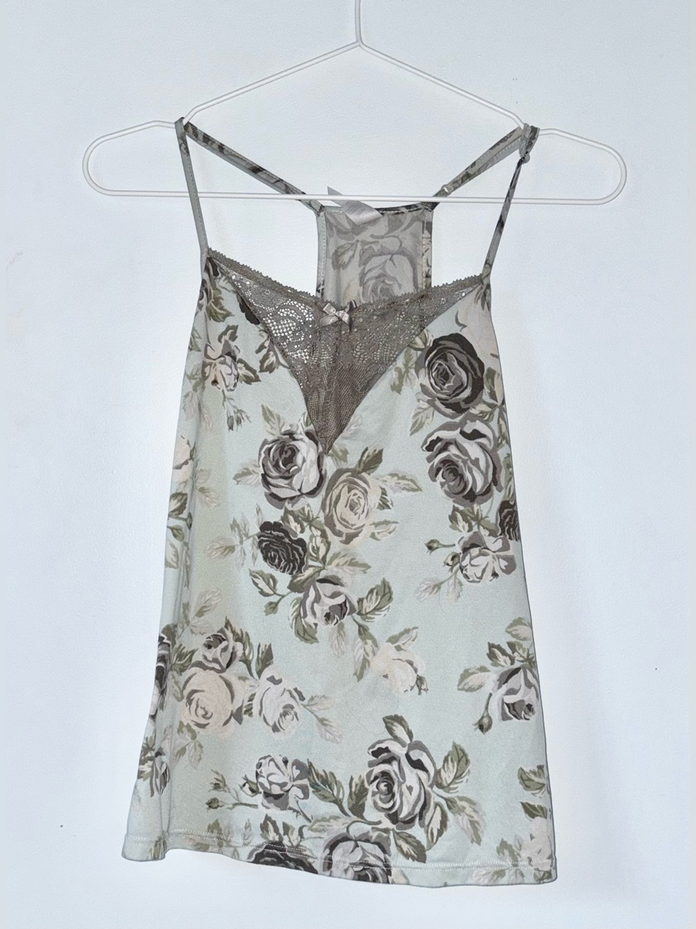 y2k Flora slip cami